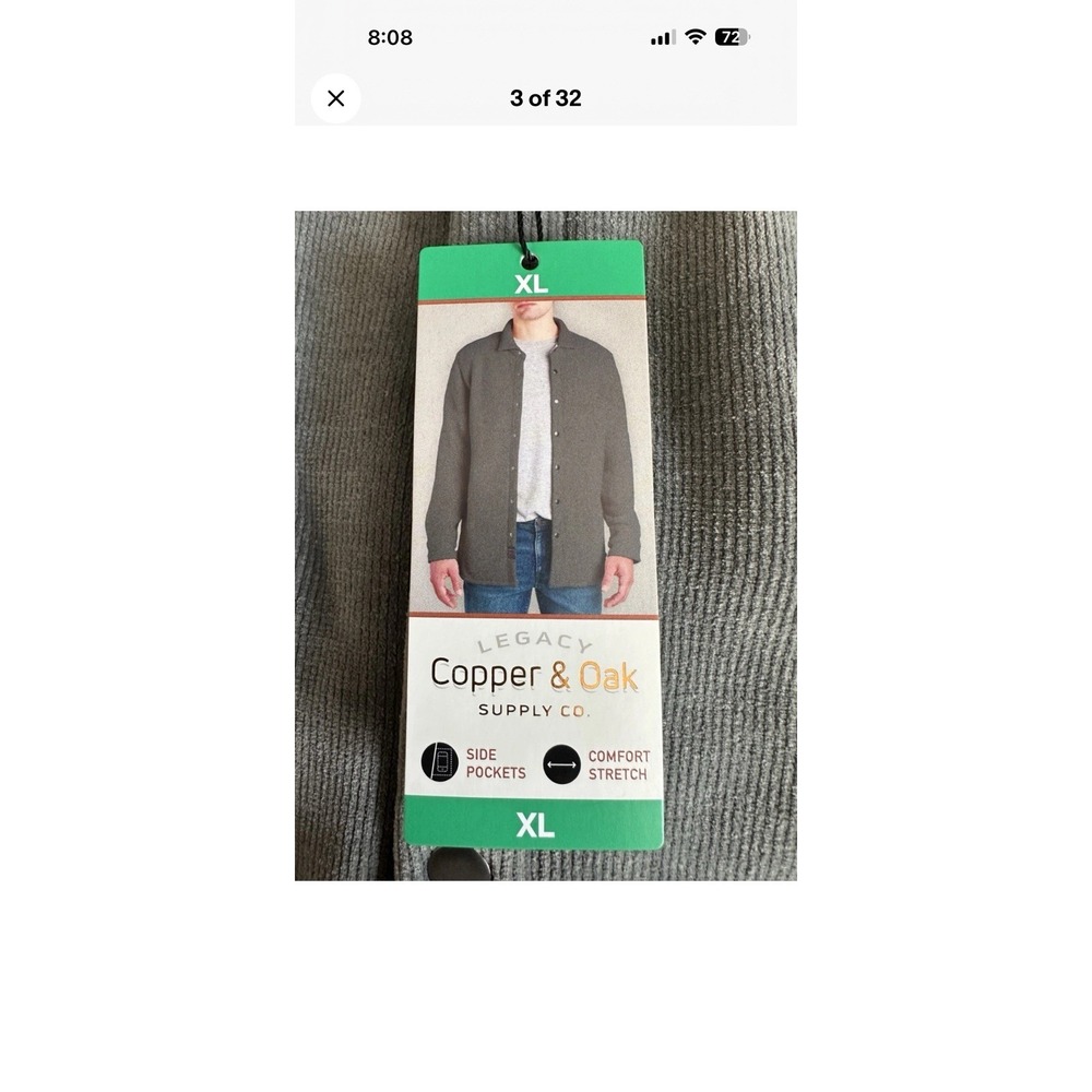 Copper & Oak Supply Co XL Men's Brownish Tan Jacket